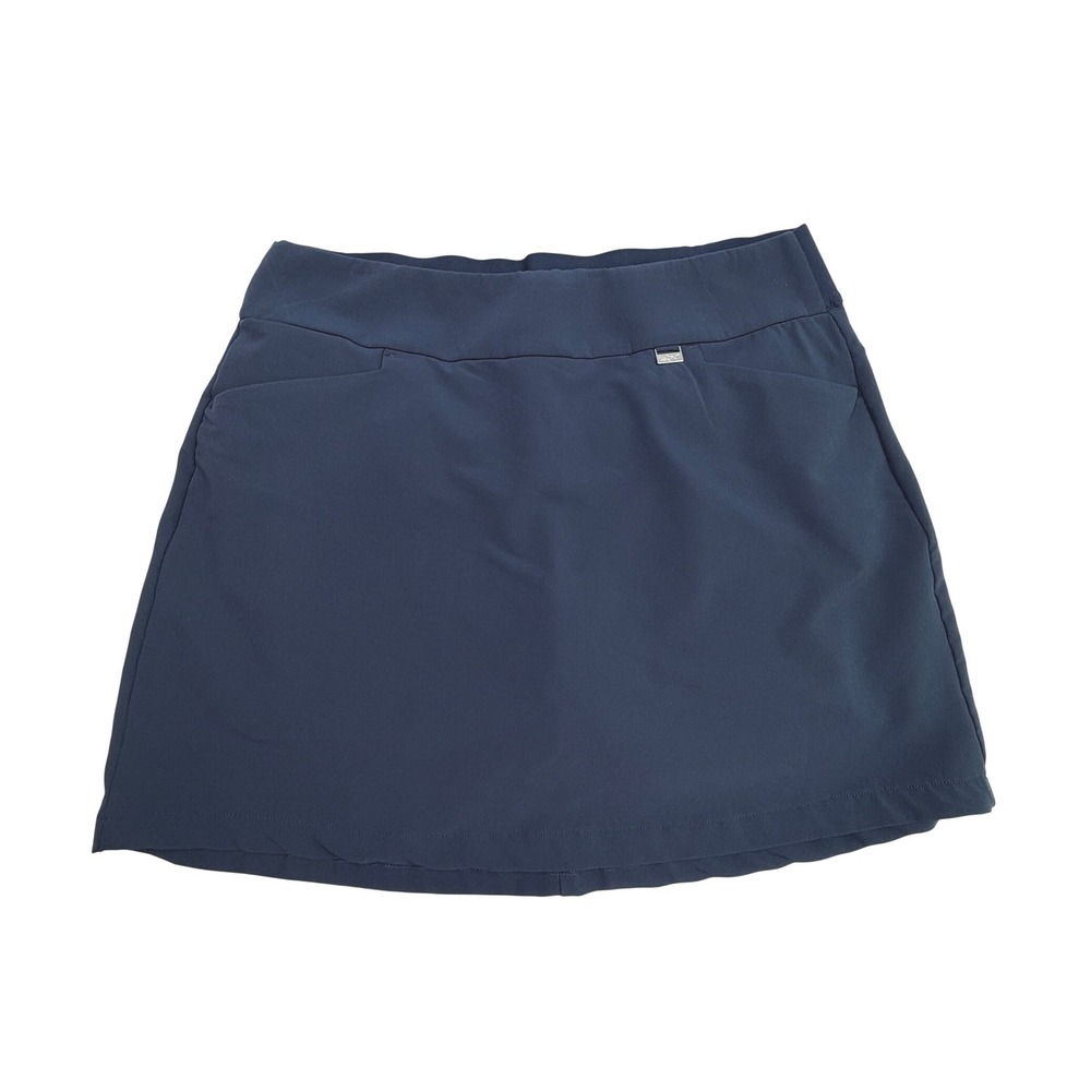 Greg Norman Golf Skort Athletic Tennis Skirt Womens Medium Navy Blue PlayDry